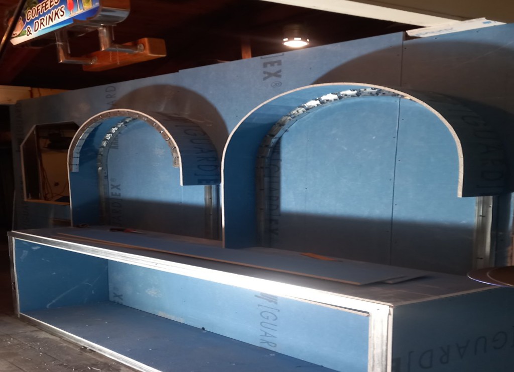 Ανακαίνιση επαγγελματικού χώρου – bar με καμπύλες και Guardex, Ζάκυνθος