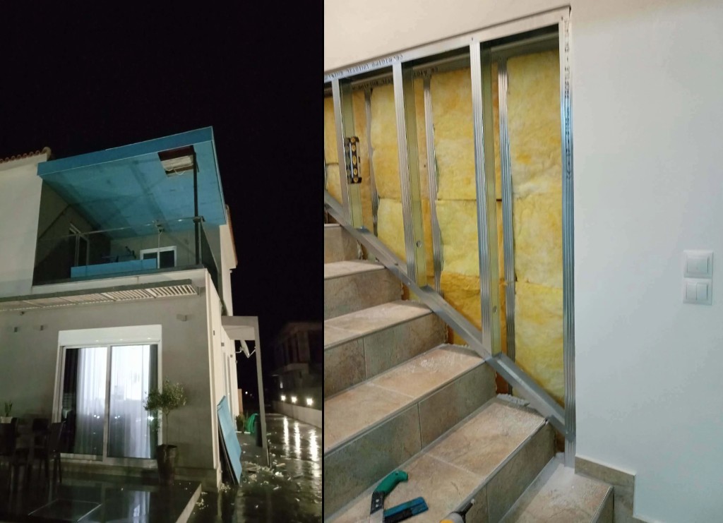 Δομικές κατασκευές – κτίριο σκάλα μεταλλικός σκελετός, Ζάκυνθος