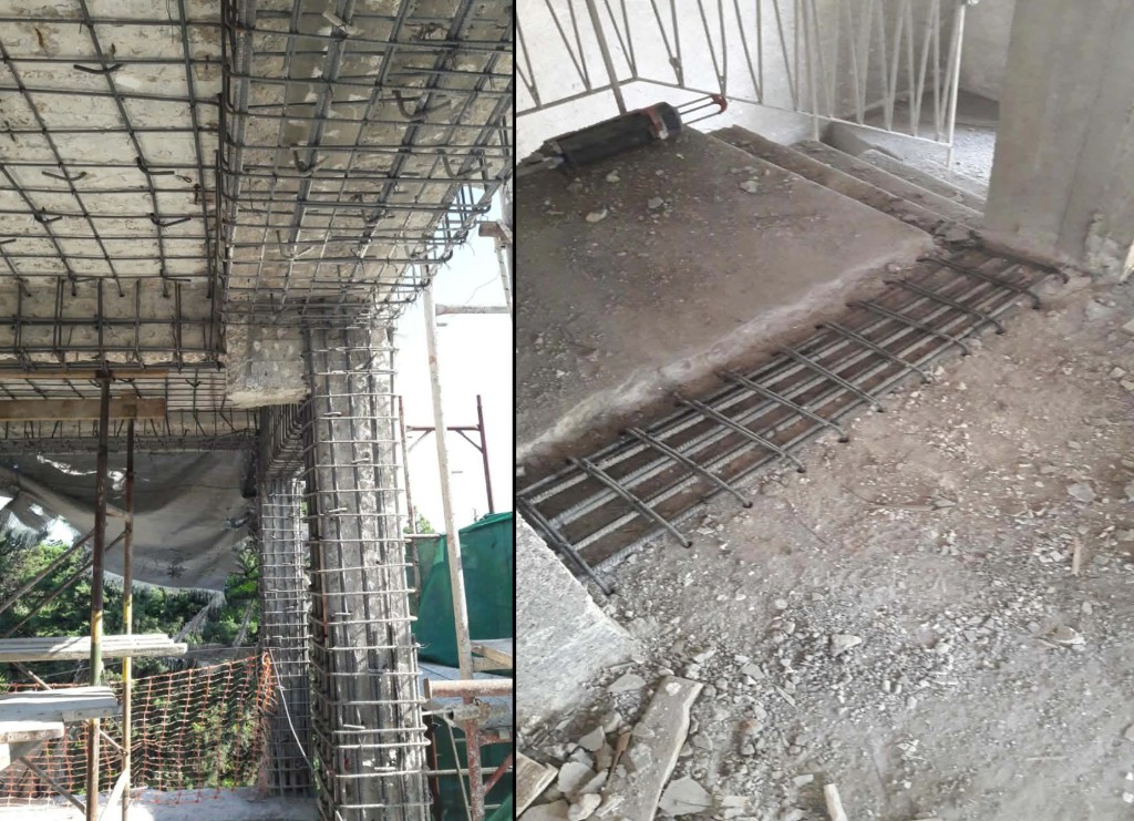 Επισκευές – πλάκα στύλος οπλισμός, Ζάκυνθος