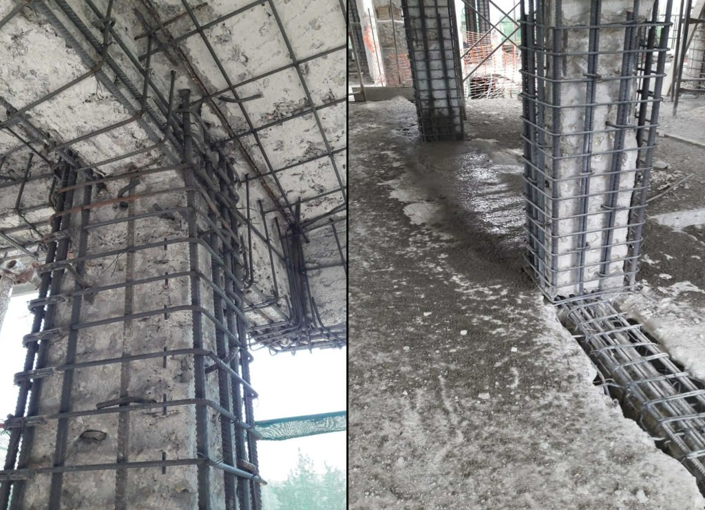 Επισκευές – στύλος ενίσχυση σκυροδέματος, Ζάκυνθος