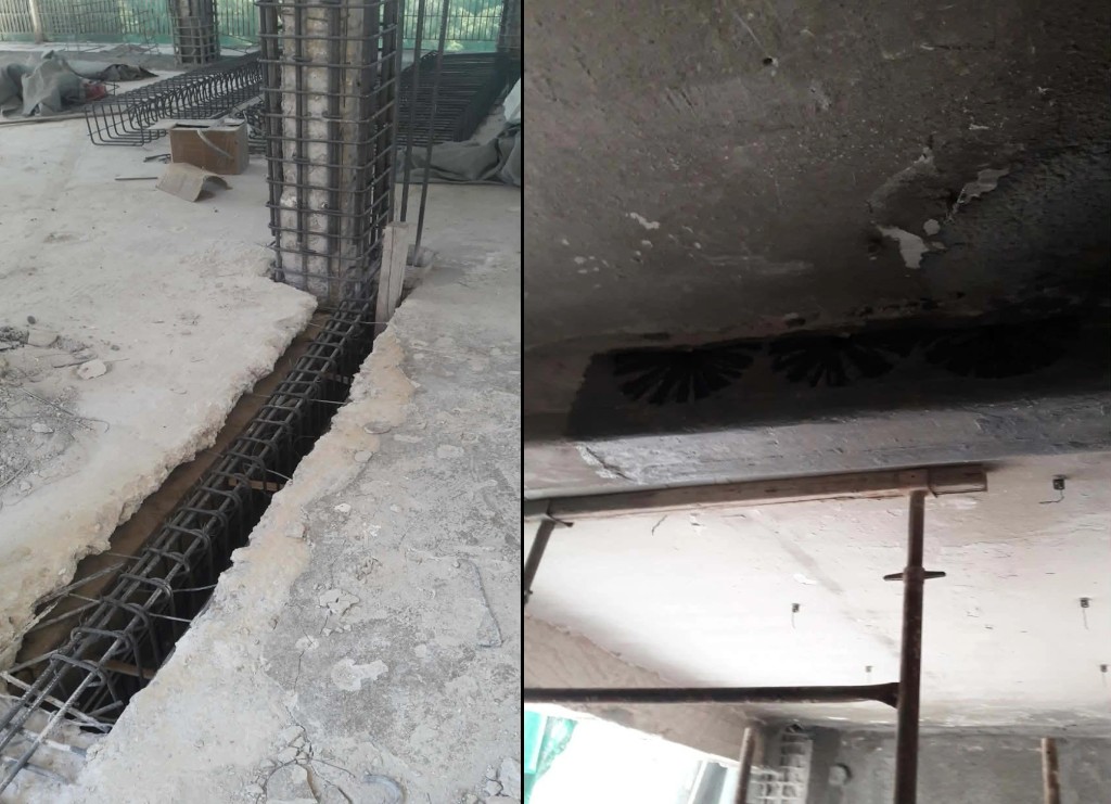 Επισκευές – τάφρος στύλος προσωρινά στηρίγματα, Ζάκυνθος