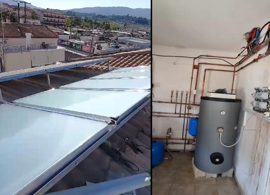 Φωτοβολταϊκά πάνελ σε στέγη με κεραμίδια – Ζάκυνθος