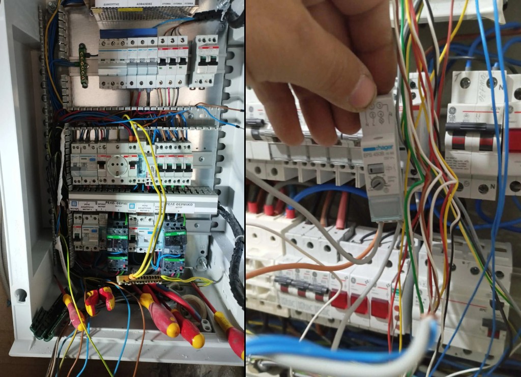 LED controller, ενισχυτές και πίνακας διανομής – Ζάκυνθος