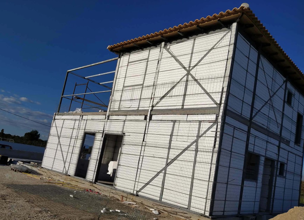 Σύμμεικτη κατασκευή σκυροδέματος και μεταλλικού πλαισίου – Ζάκυνθος